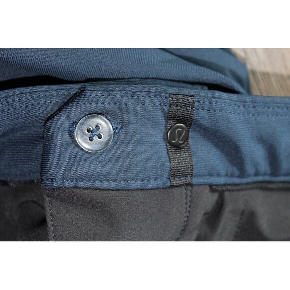Lululemon Men's Pants Trouser Classic Fit Navy Blue As Is Warpstreme Size 36 - Picture 16 of 16
